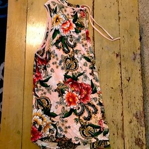 XL floral tank-top- LOFT